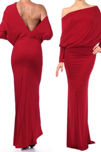 Red-Maxi-Convertible-Multiway-Dress-LC60098-3