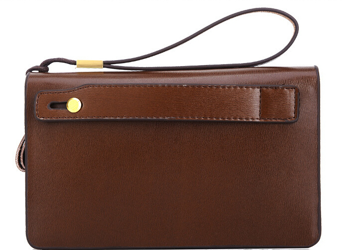 QB 13 new 2014 Fashion Casual Business brand genuine leather wallet men clutch Wallet men s