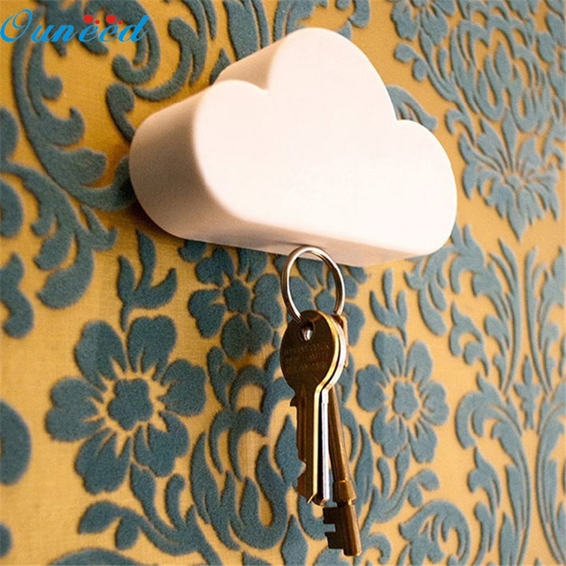 Высокое Качество главная key holder Творческий Дом Shelveskey Облако Форма Магнитные Магниты key Holder стеллаж полка настенная