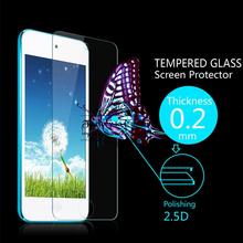 Ultra Thin 0.2mm Premium Explosion-Proof HD Clear Tempered Glass Screen Protector Film for ipod touch 5 touch5 +Retail Package