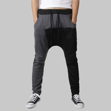 2014 new fashion mens harem pants drop crotch pants men baggy joggers sweatpants for man outdoors calca moletom masculina