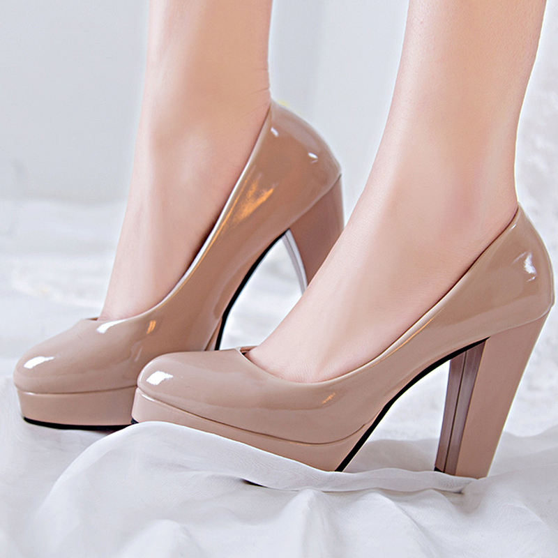 2015 High Heels Shoes Women Pumps Office Shoes Pointed Toe