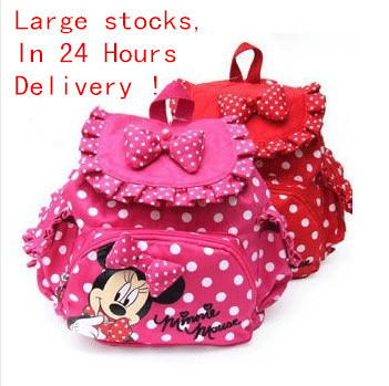 2014 new children backpacks mikey minnie mouse School Bags kids Toddlers bag girls school backpacks mochilas femininas Free Ship