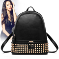 2016 Fashion Design PU Leather Women Backpack Casual School Bags For Teenager Girls High Quality Female
