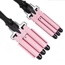 Beauty styling tools curling iron for hair Three Barrel curler ceramic Triple Barrel Hair Waver roller wand Professional care