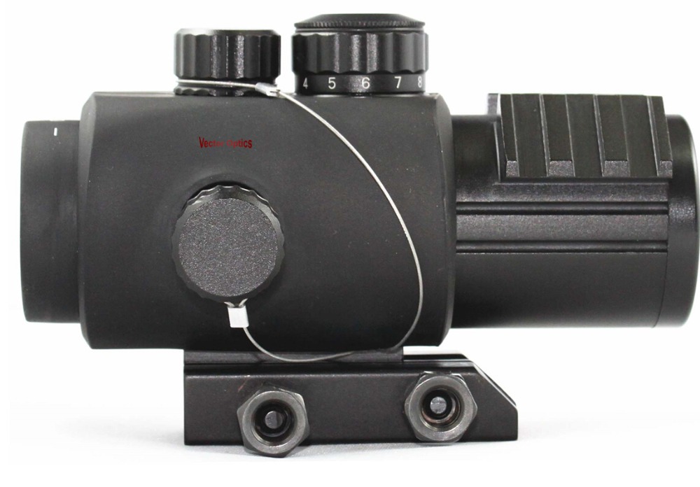 Vector Optics Calypos 3x30 Tactical Compact Gun Prism Rifle Scope Rubber Armored Sight Shooting Ballistic Reticle