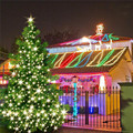 1X Advertising Led String Light Strip Coffee Bar Club Window Decorative String Lights Solar Powered 25ft