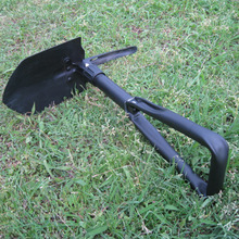 Multifunctional Large Shovel Outdoor Camping Gear Garden Folding Shovel Survival Tool Kit Outdoor Military Equipment WD