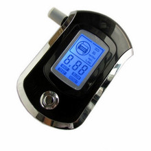 NEW!!Professional Mini Police Digital LCD Screen Breath Alkohol Alcohol Tester Breathalyzer AT6000 Bafometro Alcoholimetro 8901