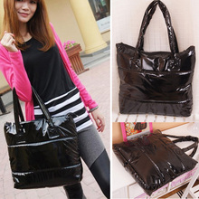 Fashion Women Casual Tote Bag 39*34*9cm Crossbody Shoulder Bags PU Leather Girl Handbag Street Fashion E#CH