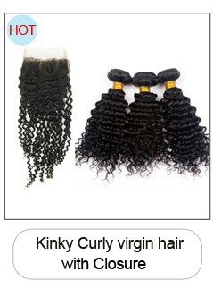 kinky curly virgin hair with closure