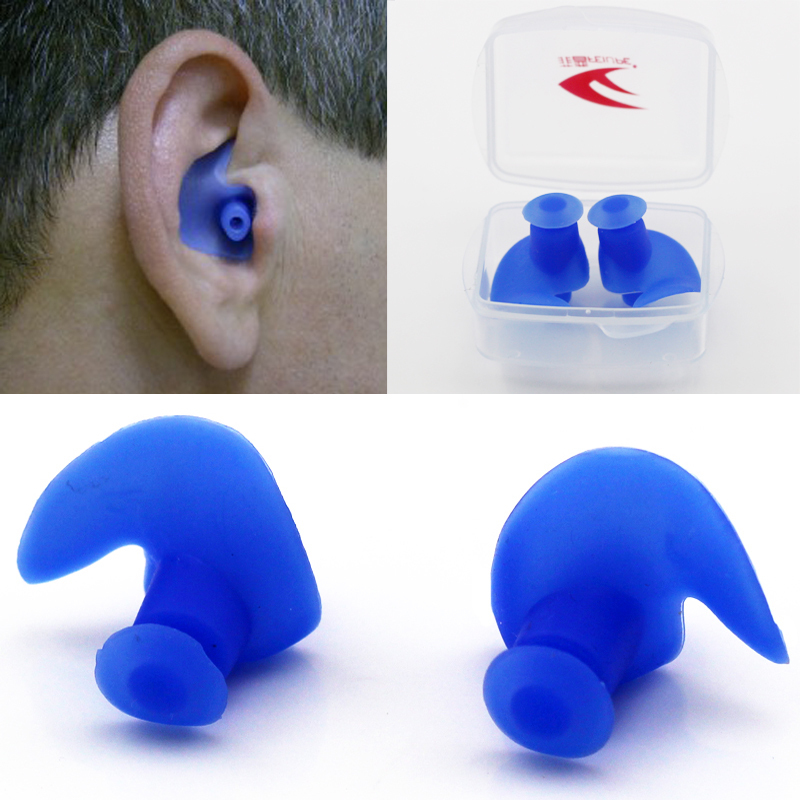 Waterproof swimming Earplugs professional silicone earplugs adult swimmers children diving Soft