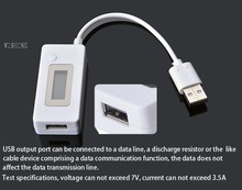 2015 New LCD USB Mini Voltage and Current Detector Mobile Power USB Charger Tester Meter HOT