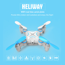 2016 New 2.4GHz Arrival MIni RC Quadcopter Drone With Wifi HD Camera Heliway hengqi 901s UFO One-Key-return & Headless Mode