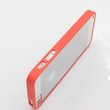 New Style Candy Colors cell phone case transparent back covers for iphone 5 5S 5G case