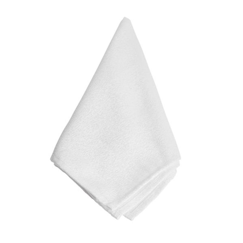 6 Pcs Square fabric Cloth White Napkins wedding event decor 28x28cm