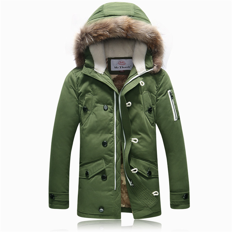 mens winter parka with fur hood 2015 fashion thick warm Men's Winter Park jacket men parkas hombre invierno yrfnan76