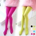 Children warm leggings girls stocking candy color stretch velvet girls kids soft pantyhose opaque dance leggings