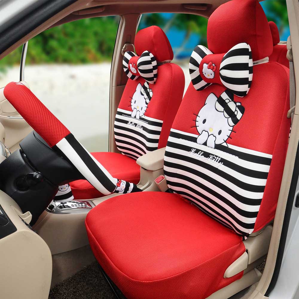 Red Hello Kitty Car Seat Covers Red Hello Kitty Car Seat Covers