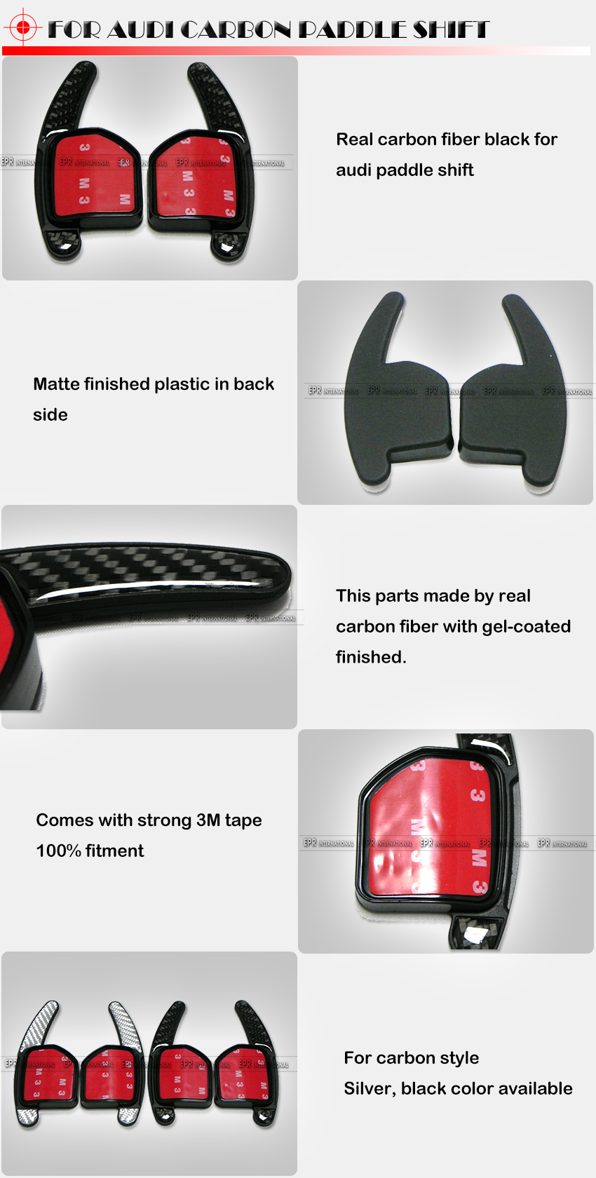 Audi Paddle Shift Black Carbon (3)1