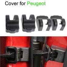 Newest 4pcs/Lot Car styling Top quality Door Check Arm Protection Cover For Peugeot 208 508 2008 3008 301 308 408 Accessories