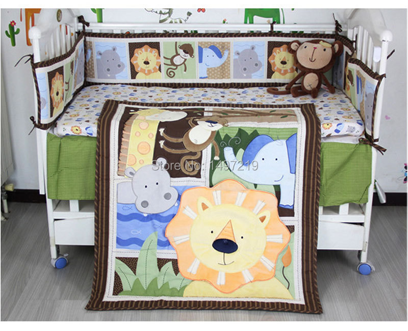 PH241 lions crib bedding set (6)