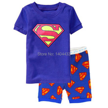 Summer Cotton Spiderman Cartoon Children s Kids Short Pajamas Sets pijama menino Infantil For Boys Baby