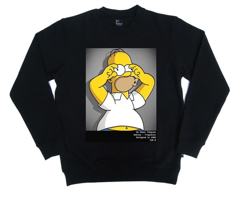 mens hoodies brand 2014 Cotton and cashmere sweater hedging hype means nothing Simpson o-neck sweatshirts