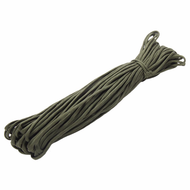8 colors Paracord 550 Paracord Parachute Cord Lanyard Rope Mil Spec Type III 7Strand 100FT Climbing <font><b>Camping</b></font> survival equipment 8 colors Paracord 550 Paracord Parachute Cord Lanyard Rope Mil Spec Type III 7Strand 100FT Climbing <font><b>Camping</b></font> survival equipment