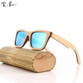 RTBOFY 2016 New fashion Men Women Glass Bamboo Polarized Sunglasses au Retro Vintage Wood Lens Wooden