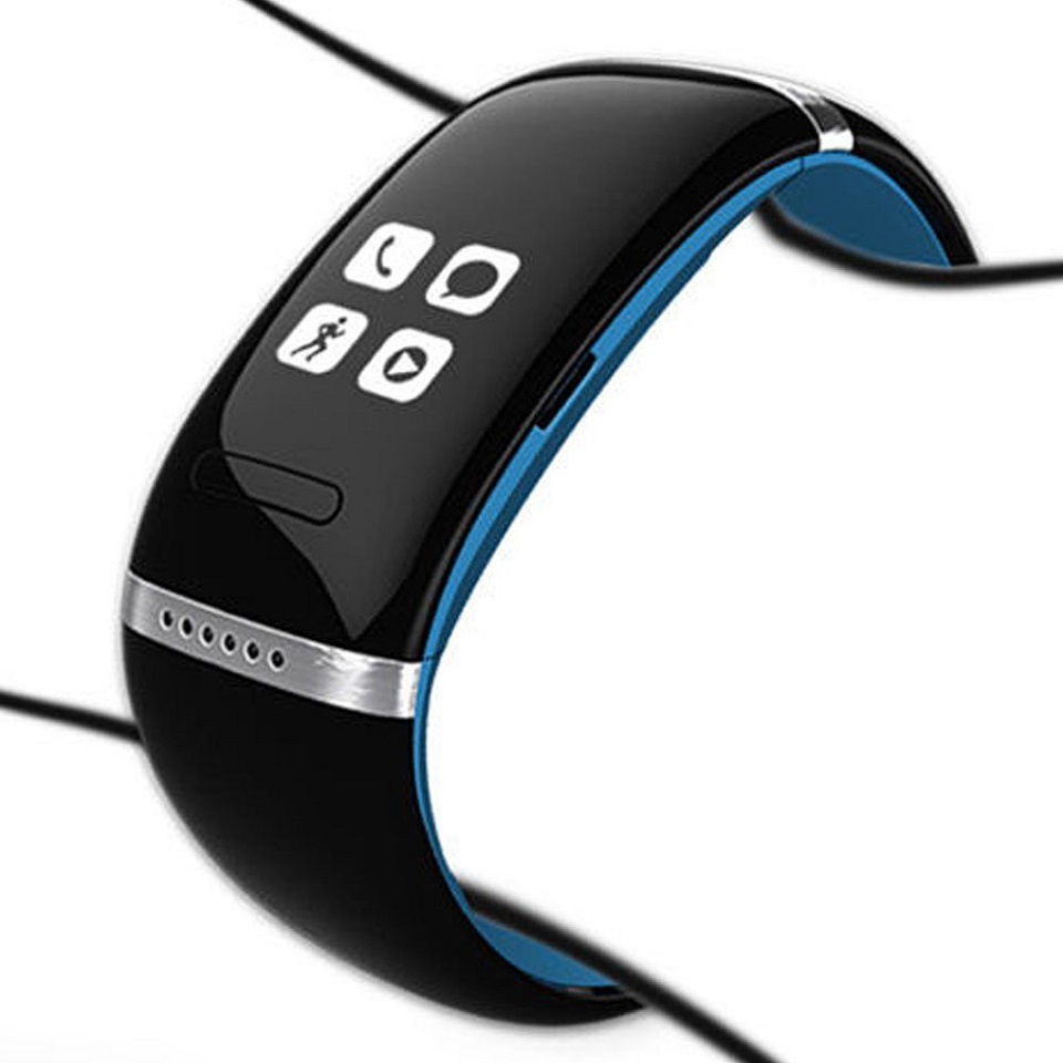 Smartwear L12S     OLED  - pulsera inteligente NFC   