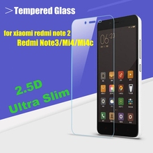 0.3 мм 2.5D 9 H для Xiaomi редми примечание 2 стеклянных для Xiaomi редми примечание 3 Xiaomi Mi4 Xiaomi Mi4c стекло мобильный Hd протектор фильм
