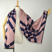 High Quality Plaid Scarf Women Cotton Cashmere Winter Scarf Female Warm Tartan Foulard Shawl Scarves Tassels Wraps Fashionable