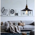 Hot Sale Edison Bulb Vintage Industrial Lighting Iron Lamp Holder Pendant Light American Aisle Lights Lamp