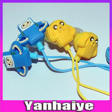 3.5mm 2 Earphone Adventure Time anime Finn And Jack Old Leather Dog Cartoon MP3/MP4 Player Game Mobile Phones Headphones
