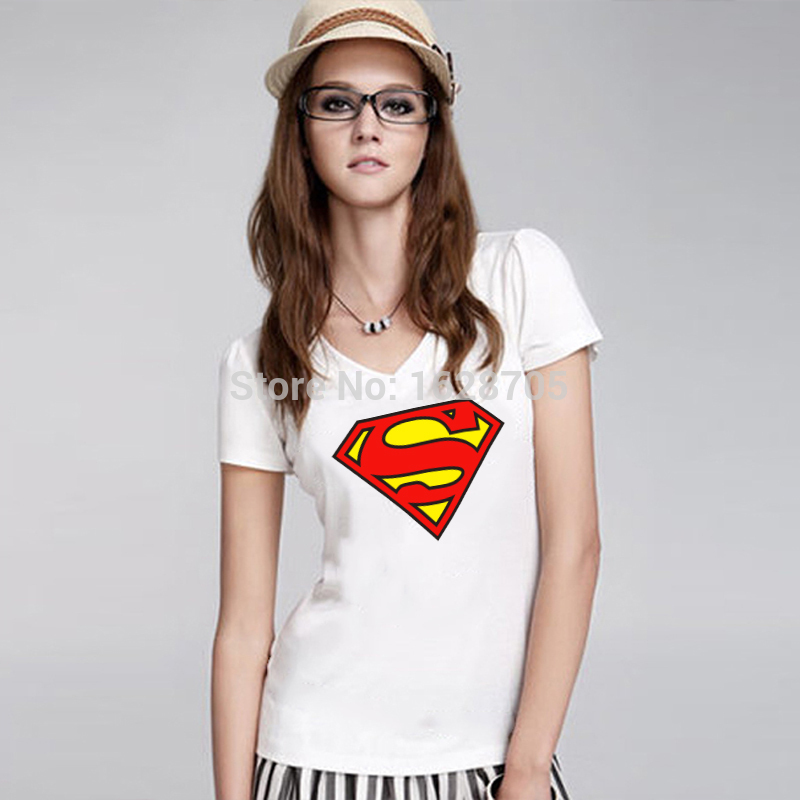 Wholesale Superman Women T Shirt short sleeve Great Superman Female t