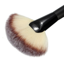 Pro Soft Hair Flat Contour Brushes Foundation Powder Brush Blend Blush Makeup Beauty Cosmetic Tools Portable