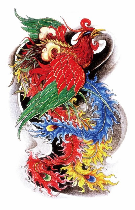 Oriental-Traditional-Phoenix-Beauty-Sexy-Makeup-Body-Art-3D-Waterproof-Temporary-Tattoo-Stickers