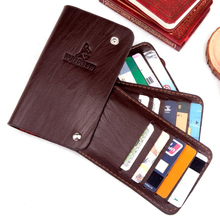 Excellent Quality 1pcs Men s Women s Leather Credit Card Holder Case card holder wallet Business