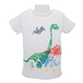 New Summer 1 6Y Baby Children Boys Girls Cartoon Dinosaur T shirts Kids Tops Sports Tee