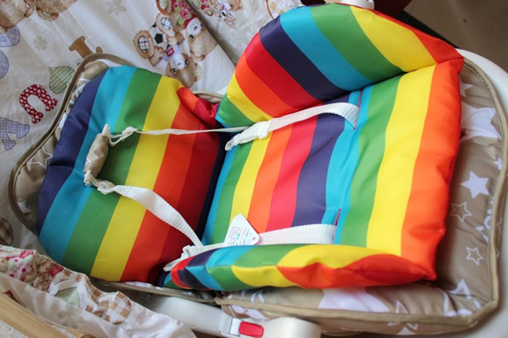 Cotton-Baby-Cushion-Stroller-Pad-Seat-Rainbow-Color-Soft-Thick-Pram-Cushion-Chair-Strips-Accessories-Waterproof-Pram-Padding-LinerCar-Seat-T0073 (10)