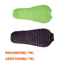 AEGISMAX Ultralight Outdoor Mummy type White Goose Down Camping Hiking Sleeping Bag Spring and Autumn 440g