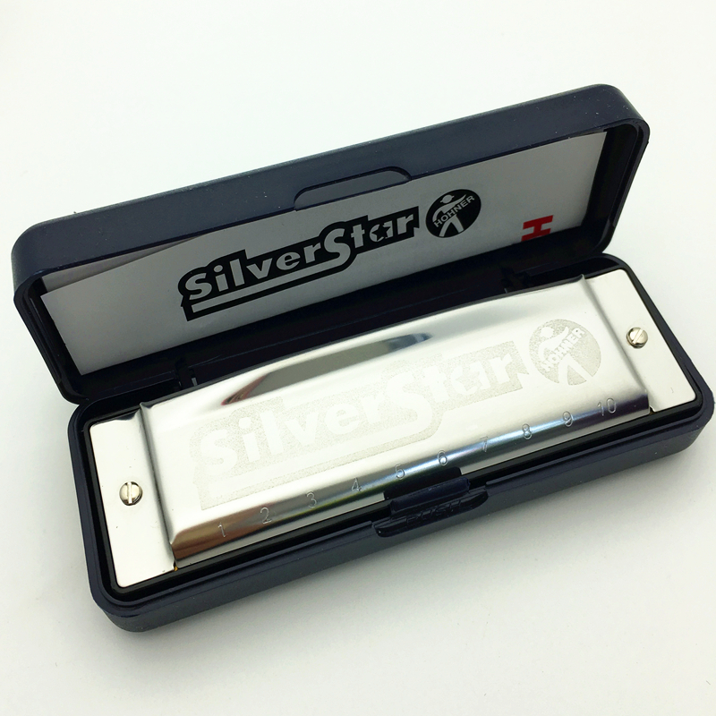 Description Picture 5 of itemHohner 10 holes armonica diatonica Harmonica Blues Harp Key of C Mouth Organ Sliver Star Gaita music instrument mundharmonika