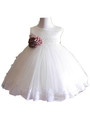 BABY WOW White Baby Clothes Girls Dress for Wedding1 Year Birthday Christening Gowns for New Born