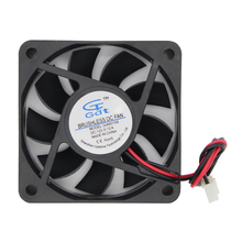 2 Wire 2 pin 12V 3D Printer Equipment Brushless DC Cooling Fan 6CM 60MM 60x60x15MM for 3d printer