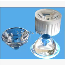 50 unids x 60 grados secundaria lente óptica 1 W 3 W 5 W alta potencia led