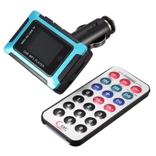 Brand New 1.4″ LCD Wireless Car FM Transmitter MP3 Player Car Kit Charger USB Aux Support SD Card TF Card With Remote control