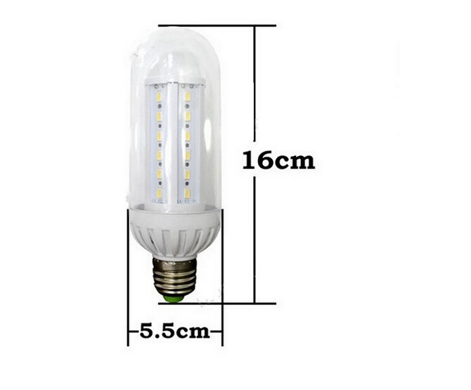 Retail SMD 5630 E27 9W LED Lamp Light 220V 42LED 5630 SMD E27 LED Corn Bulb Light spotlight Warm white/white Free Shipping