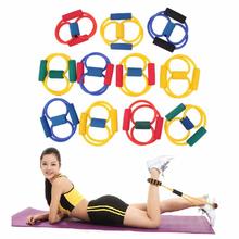 1pcs Hot Worldwide Resistance 8 Type Expander Rope Workout Exercise Yoga Tube Sports