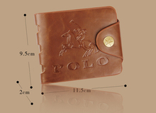 11 5 9 5 2cm New 100 PU Leather Fashion Designer Man Polo walletS